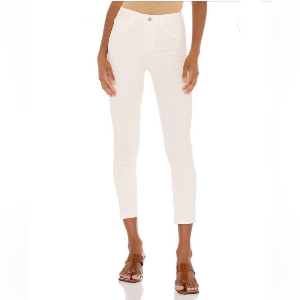 L’Agence Margot High Rise Skinny in Vintage White Size 27